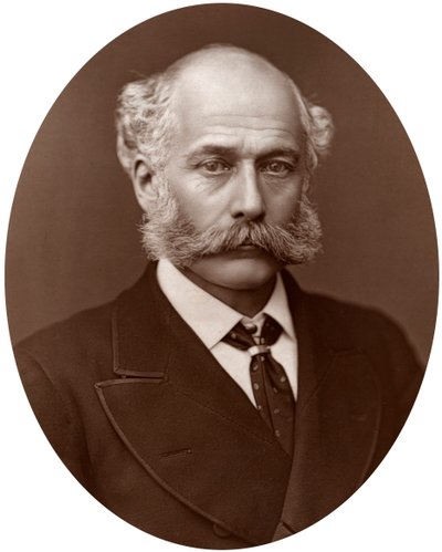 Sir Joseph Bazalgette, CB, ingénieur civil britannique, 1877 - Lock and Whitfield