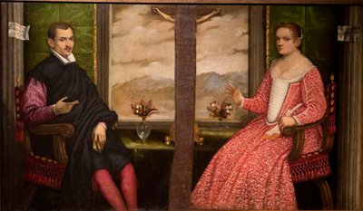 Portrait de jeune couple, XVIe siècle - Lodewijk Toeput