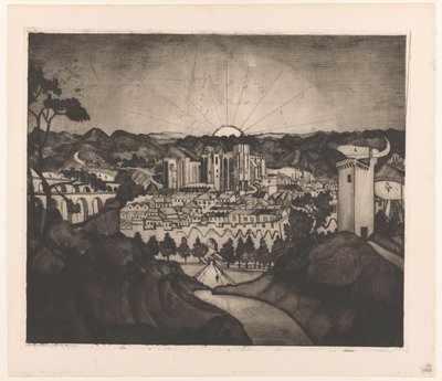 Avignon - Lodewijk Schelfhout (signed by artist)
