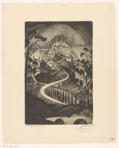 La Montagne - Lodewijk Schelfhout (signed by artist)