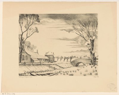 Ferme dans un paysage d