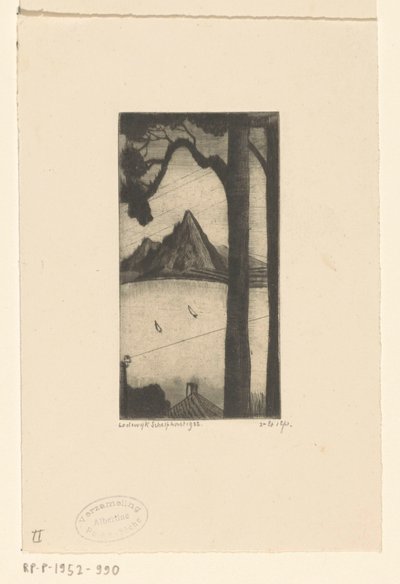 Paysage corse - Lodewijk Schelfhout (signed by artist)