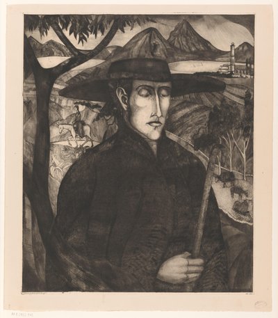 Berger corse I - Lodewijk Schelfhout (signed by artist)