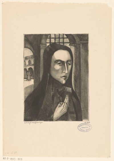 Femme Corse - Lodewijk Schelfhout (signed by artist)