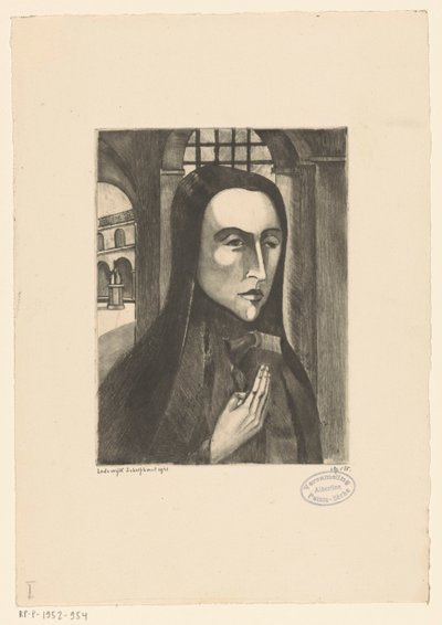 Femme corse - Lodewijk Schelfhout (signed by artist)
