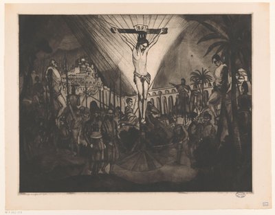 Golgotha II - Lodewijk Schelfhout (signed by artist)