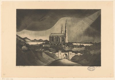 Cathédrale - Lodewijk Schelfhout (signed by artist)