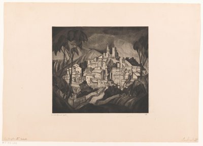Les Angles II - Lodewijk Schelfhout (signed by artist)