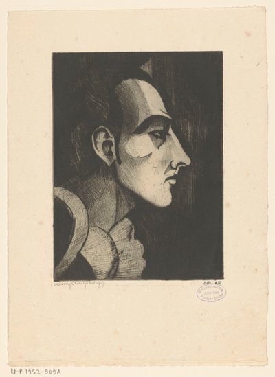 Pierrot I - Lodewijk Schelfhout (signed by artist)