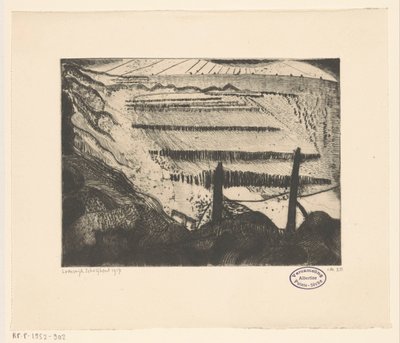 Plage de Domburg II - Lodewijk Schelfhout (signed by artist)