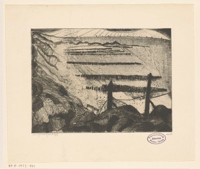 Plage de Domburg II - Lodewijk Schelfhout (signed by artist)