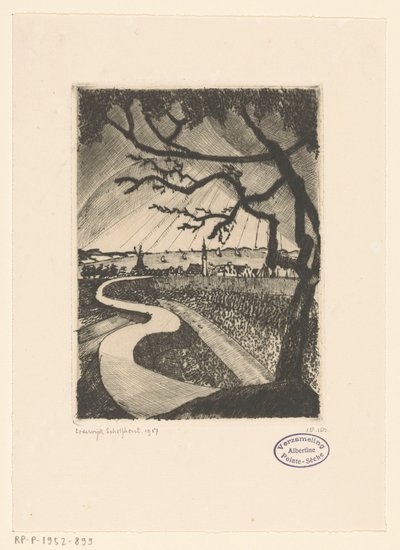 Veere - Lodewijk Schelfhout (signed by artist)