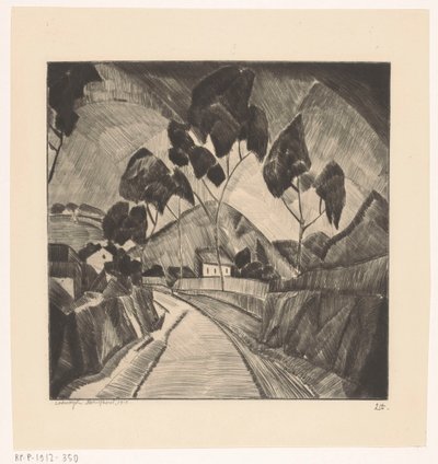Chemin - Lodewijk Schelfhout (signed by artist)