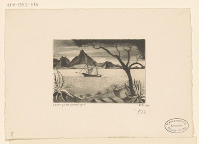 Le Bateau - Lodewijk Schelfhout (signed by artist)