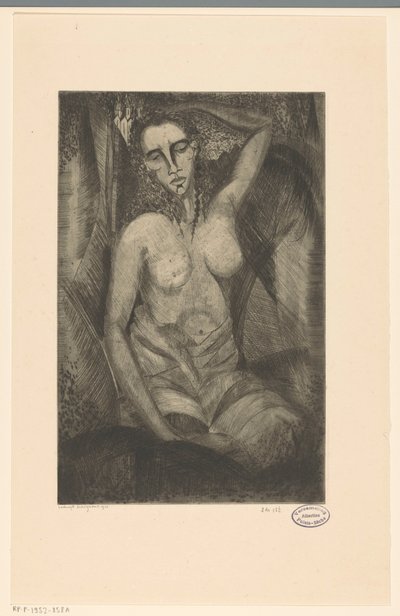Femme assise - Lodewijk Schelfhout (signed by artist)