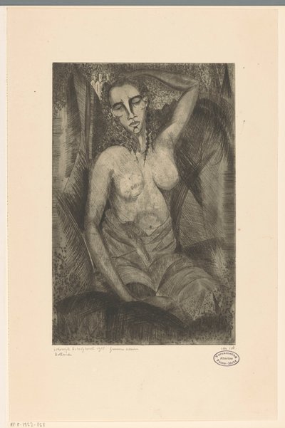 Femme assise - Lodewijk Schelfhout (signed by artist)