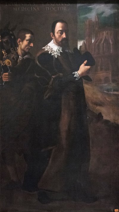 Portrait de Domenico Lanzoni - Lodovico (attr. to) Carracci