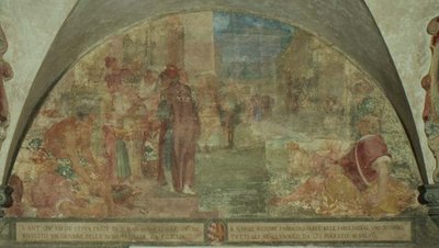 Saint Antonin ressuscite un jeune de la famille Filicaia - Lodovico Buti