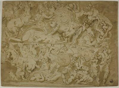 Bataille des Amazones - Lodovico Carracci