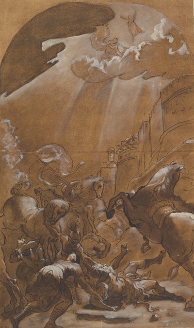 La Conversion de Saint Paul, vers 1587-89 - Lodovico Carracci