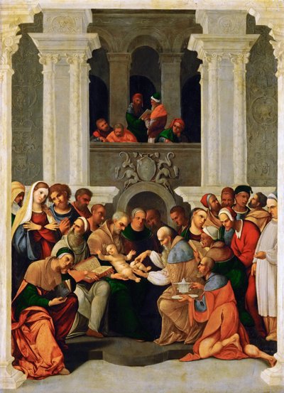 La circoncision du Christ - Lodovico Mazzolino