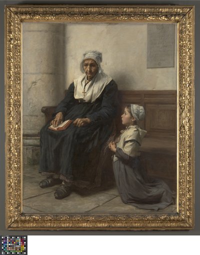 La grand-mère - Leon-Augustin Lhermitte