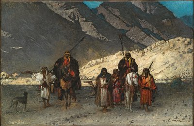 Cheikhs arabes dans les montagnes - Léon Bonnat
