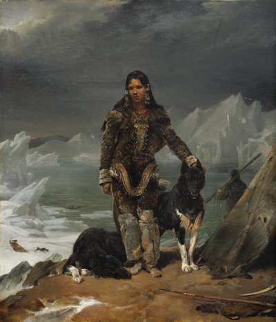 Une femme du pays des Eskimos, 1826 - Léon Cogniet