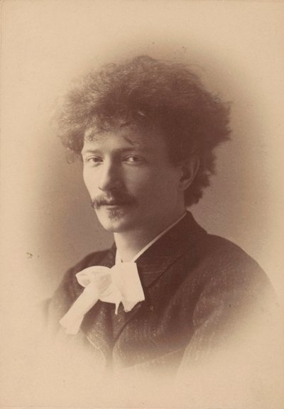 Portrait du compositeur Ignacy Jan Paderewski 1860-1941, 1890 - London . Photo studio Elliott and