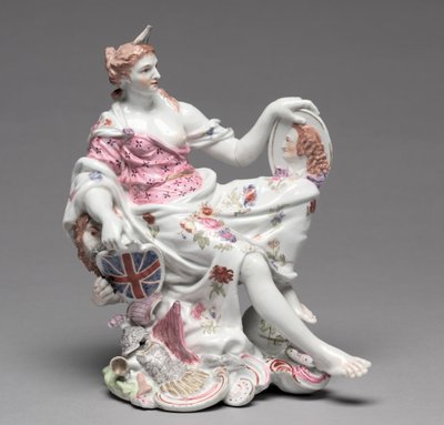 Figure de Britannia, vers 1750-60 - Longton Hall Porcelain Factory