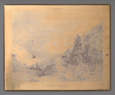 Paysage en Suisse - Léopold Desbrosses