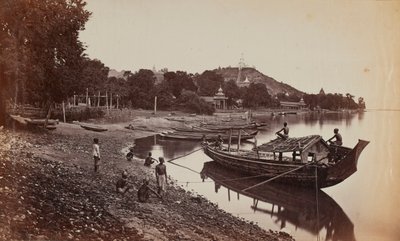 Bateaux à Ava, Birmanie - Lord Henry Rawlinson