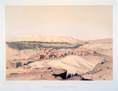 Désert et carrières, Assouan, avec l