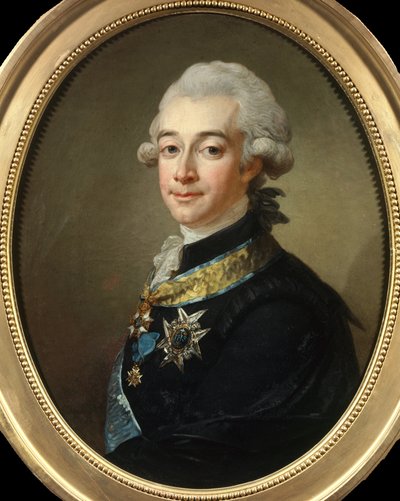 Portrait de Hans Axel, comte de Fersen (1755-1810) maréchal de Suède. Peinture de Pasch Lorenz (1733-1805). Collection privée - Lorens the Younger Pasch