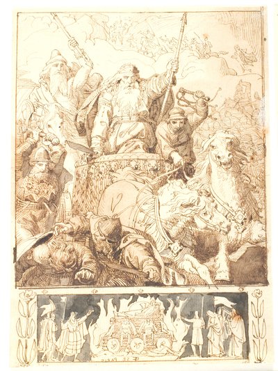 La bataille de Bråvalla - Lorenz Frølich