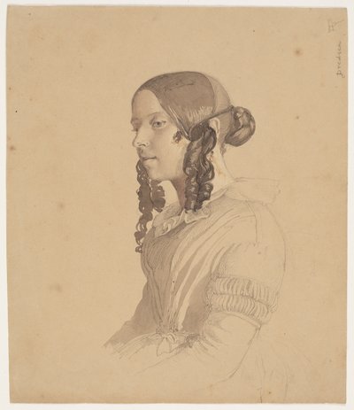 Portrait de dame (Helene v. Germadt) - Lorenz Frølich