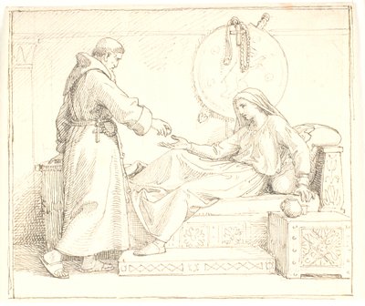 La mort par famine de la reine Thyre après la chute d