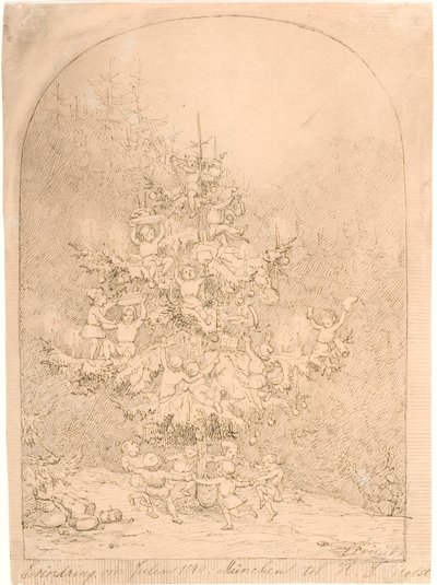 Arbre de Noël - Lorenz Frølich