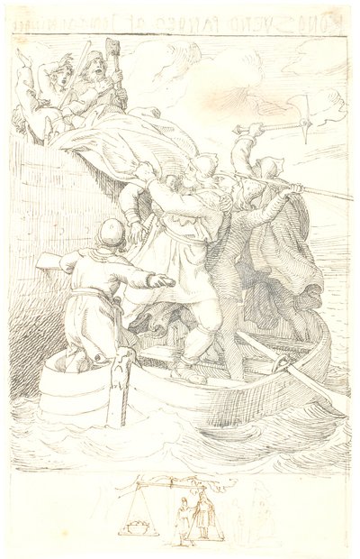 Le roi Svend capturé par les Jomsvikings - Lorenz Frølich