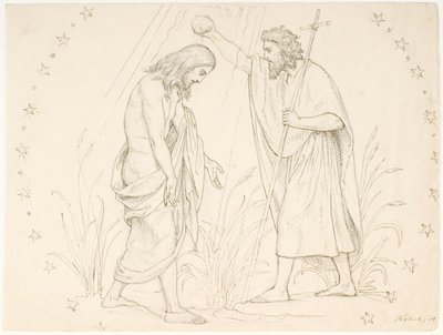 Baptême du Christ - Lorenz Frølich