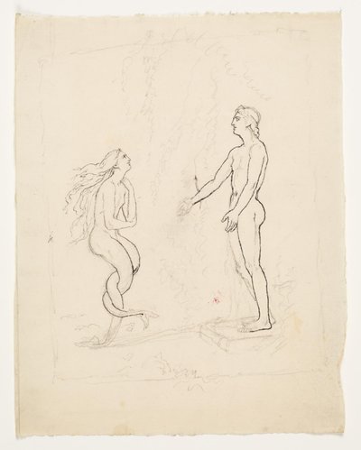 Le prince rencontre la petite sirène - Lorenz Frølich