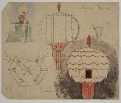 Esquisse pour un pigeonnier - Lorenz Frølich