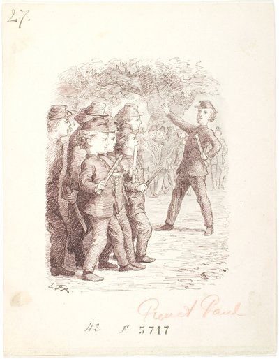 Jeu de soldats. Pierre est capitaine - Lorenz Frølich