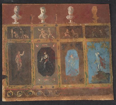 Décorations murales pour Valhøj 1838/1839 - Lorenz Frølich