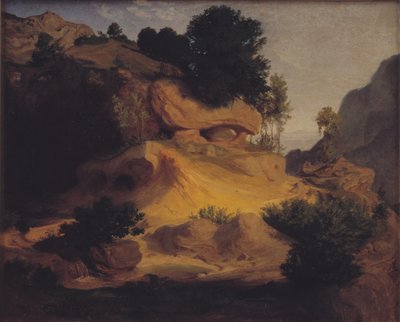 Paysage près de Subiaco, Italie - Lorenz Frølich