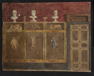 Décorations murales pour Valhøj 1838/1839 - Lorenz Frølich