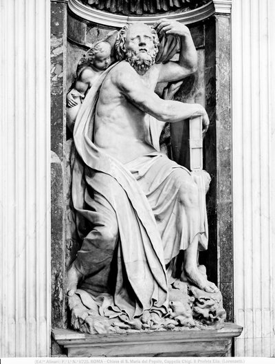 Le prophète Élie, dans la chapelle Chigi - Lorenzetto