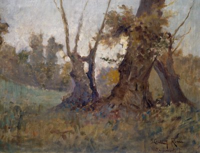 Villa Borghese, Italie, 20e siècle - Lorenzo Cecconi