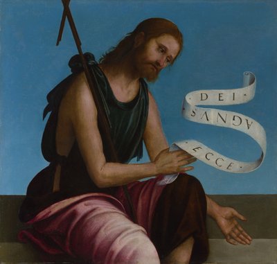 Saint Jean-Baptiste, retable du maître-autel, Oratoire de S. Pietro in Vincoli, 1505 - Lorenzo Costa