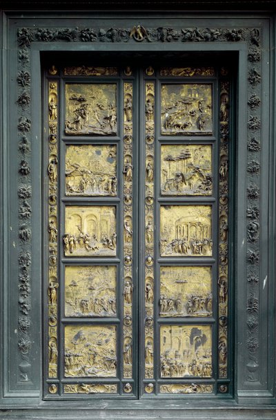 Porte du Paradis, réalisée par Lorenzo Ghiberti (1378-1443) - Lorenzo Ghiberti
